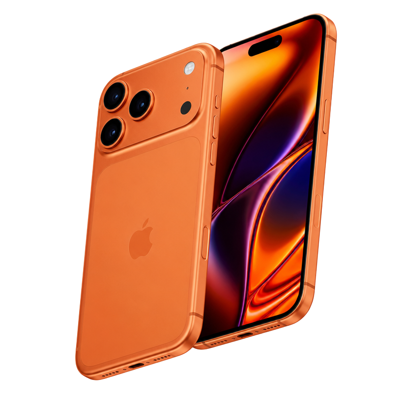 iPhone 17 Pro Max laranja